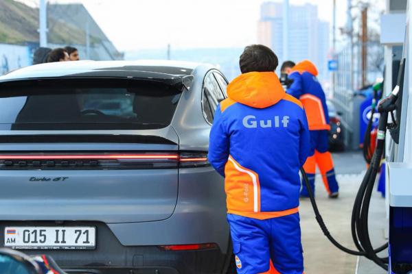 Gulf Armenia-ի առաջին բենզալցակայանի բացումը Վաղարշյան 32/1 հասցեում